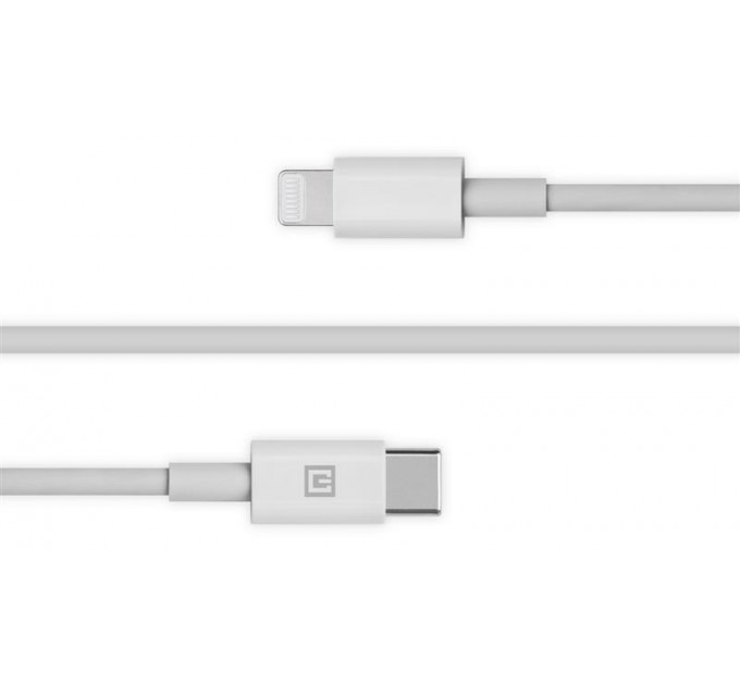 Кабель REAL-EL USB Type-C - Lightning (M/M), 2 м, White  (4743304104697)