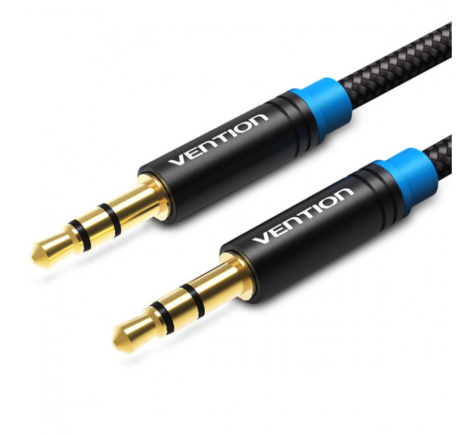 Vention Кабель Vention 3.5 мм - 3.5 мм (M/M), 1.5 м, Black (P350AC150-B-M)