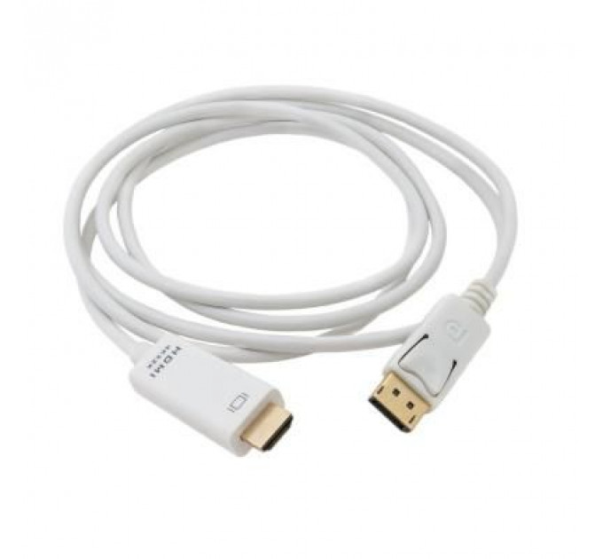 Кабель мультимедійний DisplayPort to HDMI 2.0m Extradigital (KBD1669)