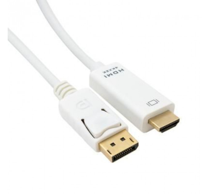 Кабель мультимедійний DisplayPort to HDMI 2.0m Extradigital (KBD1669)