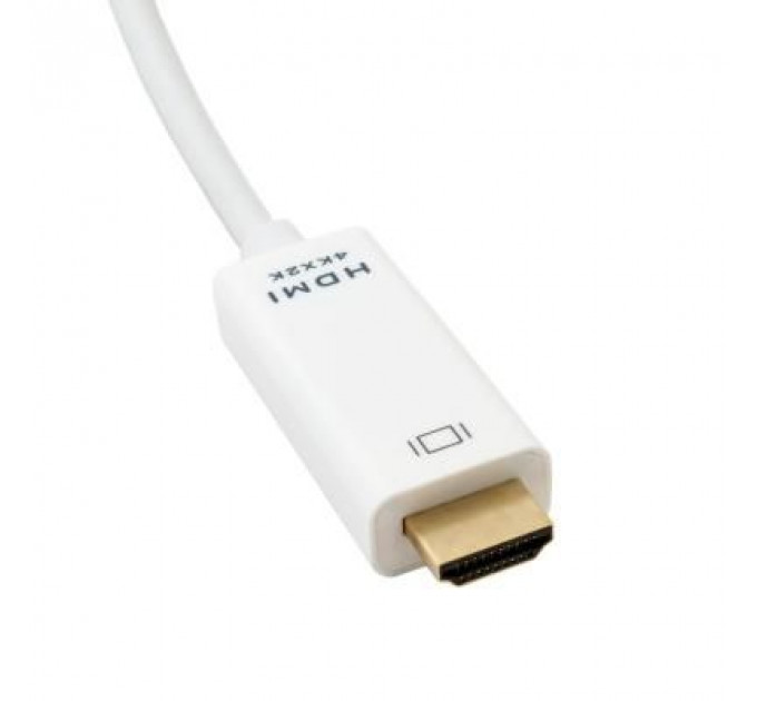 Кабель мультимедійний DisplayPort to HDMI 2.0m Extradigital (KBD1669)