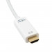 Кабель мультимедійний DisplayPort to HDMI 2.0m Extradigital (KBD1669)