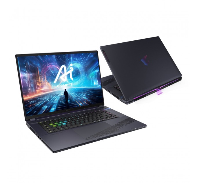 GIGABYTE Ноутбук Gigabyte Aorus 16X 9SG 2024 (AORUS 16X 9SG-43UAC54SH) Midnight Gray