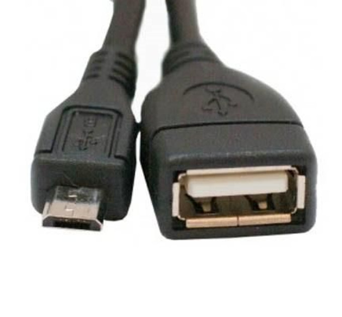 Atcom Дата кабель OTG USB 2.0 AF to Micro 5P 0.1m Atcom (3792)