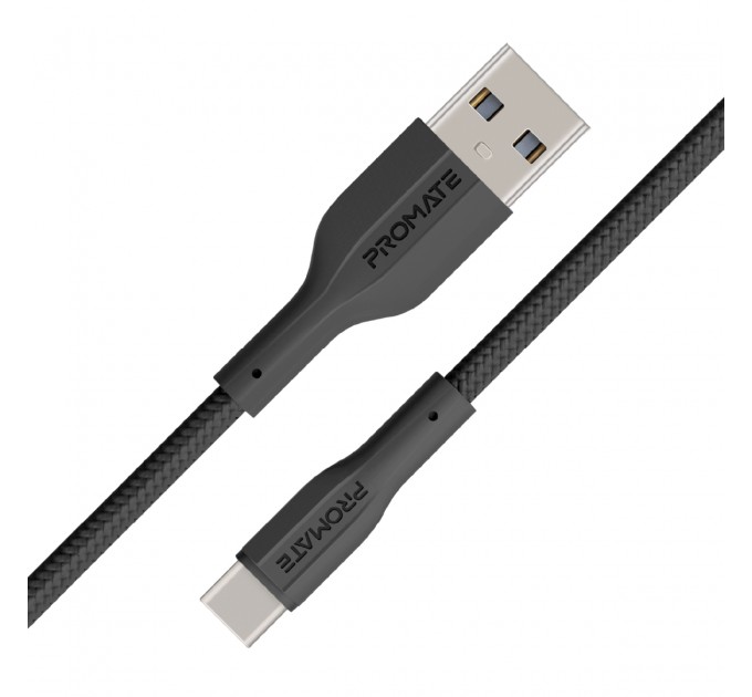 Promate Кабель Promate xCord-AC USB - USB Type-C (M/M), 1 м, Black (xcord-ac.black)
