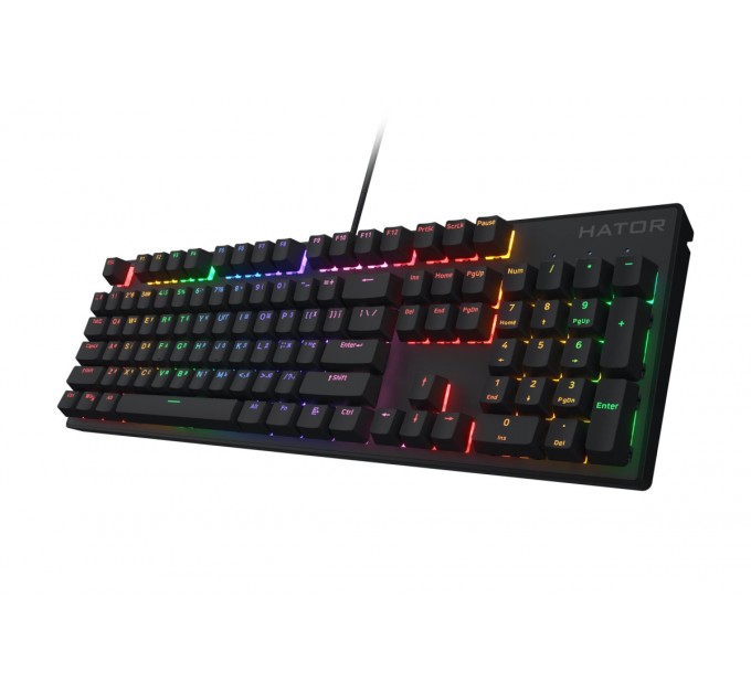 Hator Клавіатура Hator Icefall Mecha Rainbow USB Black (HTK104UA)