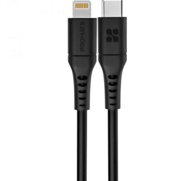 Promate Дата кабель USB-C to Lightning powerlink-120.black Promate (powerlink-120.black)