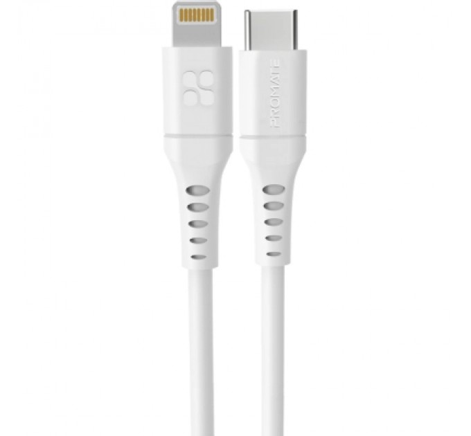 Promate Дата кабель USB-C to Lightning powerlink-120.white Promate (powerlink-120.white)