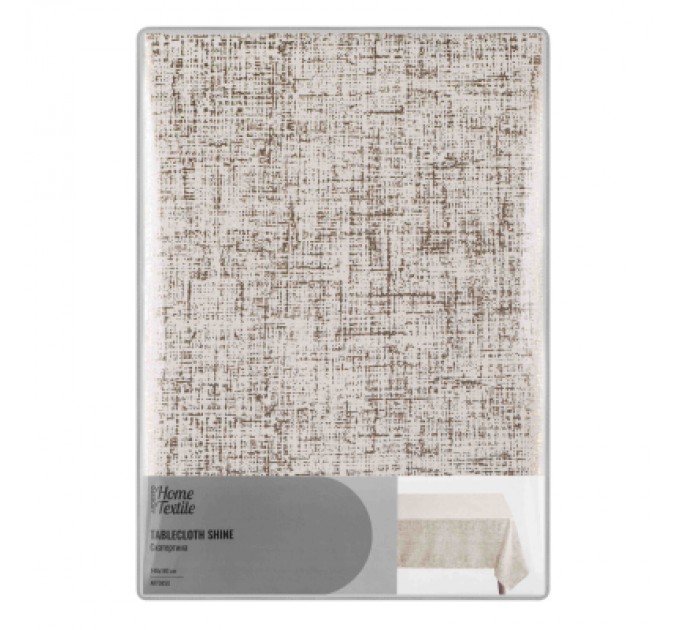 Скатертина Ardesto Shine 100% поліестер, золотавий 120х140 см (ART07SG)