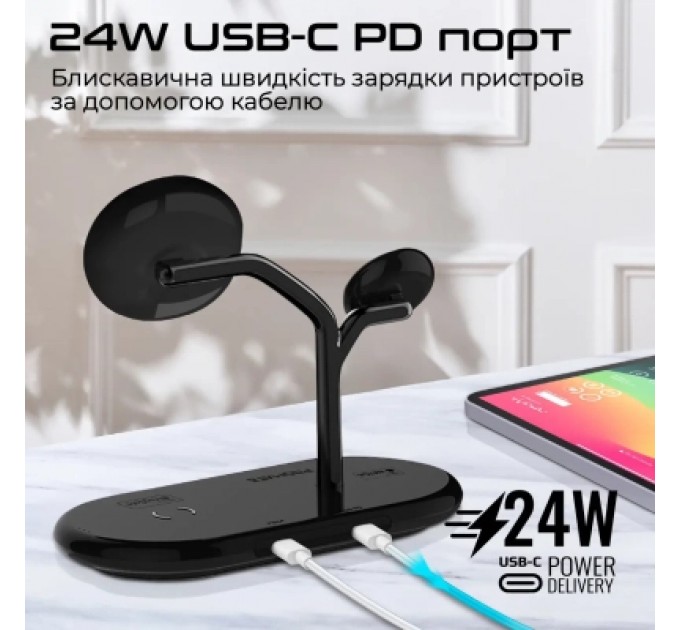 Promate Зарядний пристрій Promate synergy-pro.black