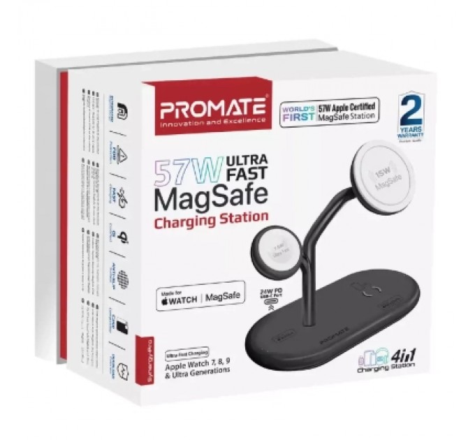 Promate Зарядний пристрій Promate synergy-pro.black