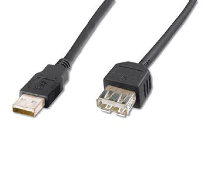 Digitus Дата кабель USB 2.0 AM/AF Digitus (AK-300200-018-S)