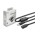 Assmann Дата кабель USB 2.0 AM/AF 10.0m active Digitus (DA-73100-1)