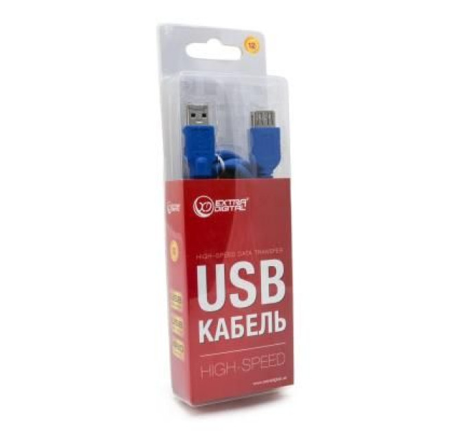 Extradigital Дата кабель USB 3.0 AM-AF 1.5m 28 AWG, Super Speed Extradigital (KBU1632)