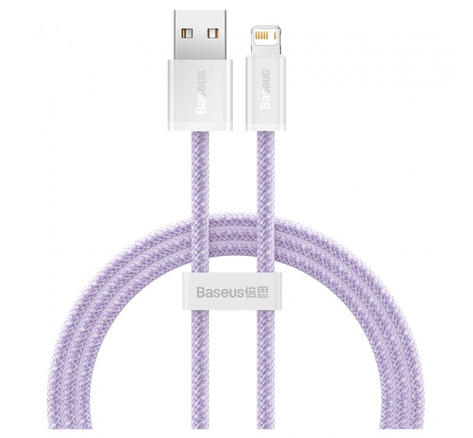 Baseus Кабель Baseus Dynamic USB - Lightning, 2.4A, 1м Purple (CALD000405)