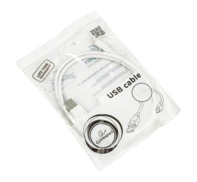 Cablexpert Дата кабель USB 2.0 Micro 5P to AM 1.0m Cablexpert (CCP-mUSB2-AMBM-W-1M)