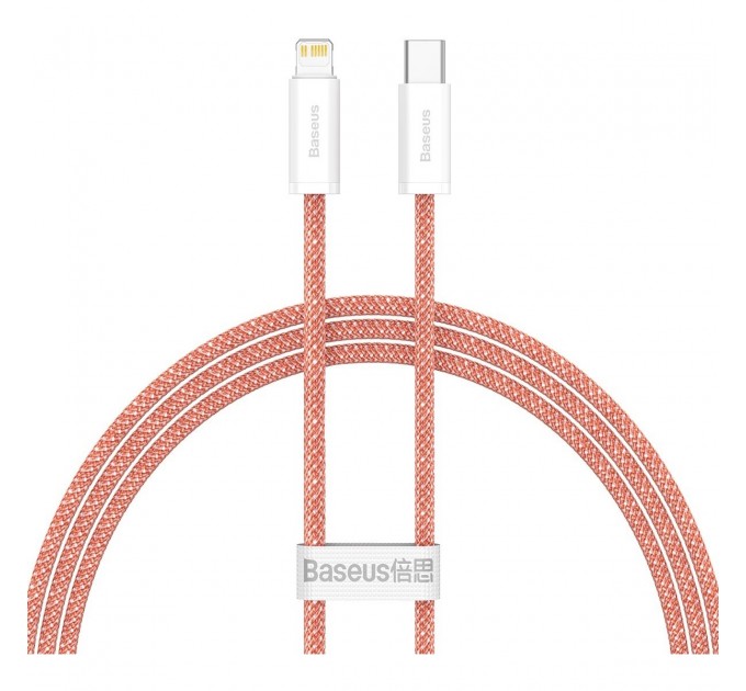 Baseus Кабель Baseus Dynamic USB Type-C - Lightning, 20W, 2м Orange (CALD000107)