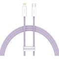Кабель Baseus Dynamic USB Type-C - Lightning, 20W, 2м Purple (CALD000105)