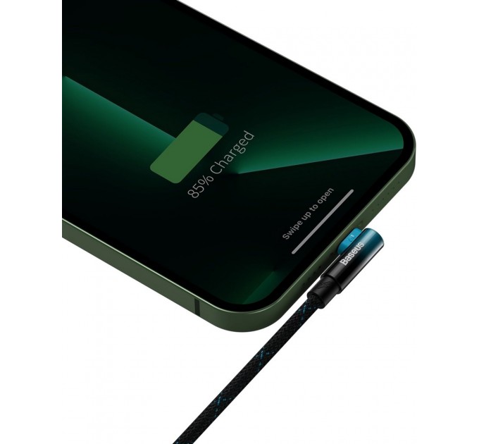 Baseus Кабель Baseus MVP 2 USB - Lightning, 2.4A, 2м Black/Blue (CAVP000121)