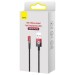 Baseus Кабель Baseus MVP 2 USB - Lightning, 2.4A, 2м Black/Red (CAVP000120)