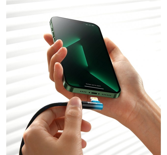 Baseus Кабель Baseus MVP 2 USB Type-C - Lightning, 20W, 1м Black/Blue (CAVP000221)