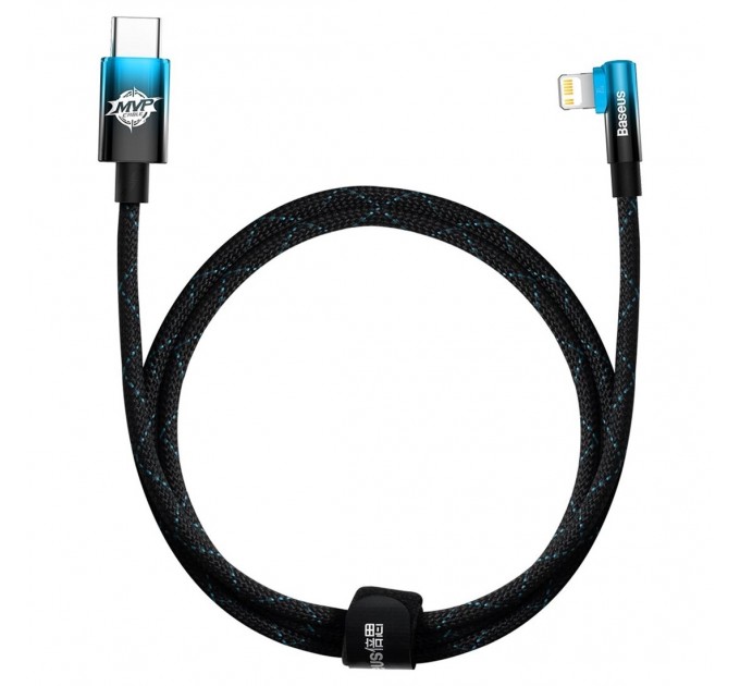Baseus Кабель Baseus MVP 2 USB Type-C - Lightning, 20W, 1м Black/Blue (CAVP000221)