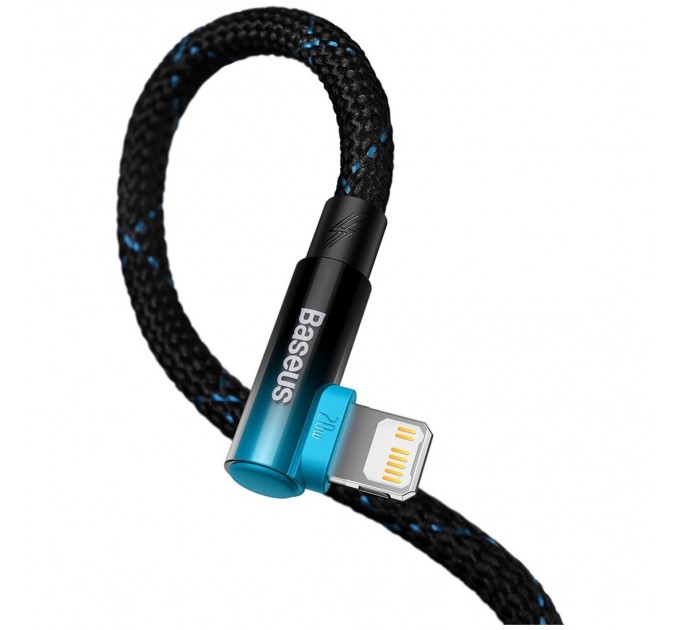 Baseus Кабель Baseus MVP 2 USB Type-C - Lightning, 20W, 1м Black/Blue (CAVP000221)