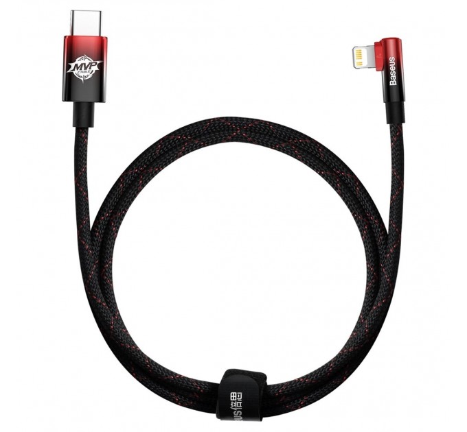 Baseus Кабель Baseus MVP 2 USB Type-C - Lightning, 20W, 1м Black/Red (CAVP000220)