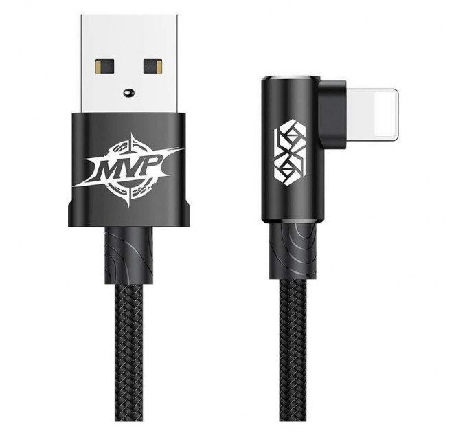 Baseus Кабель Baseus MVP USB - Lightning, 1.5A, 2м Black (CALMVP-A01)