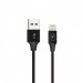 SkyDolphin Кабель SkyDolphin S55L Neylon USB - Lightning (M/M), 1 м, Black (SDUSB-000434)