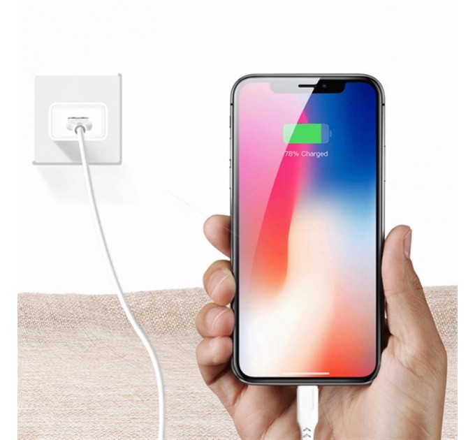 SkyDolphin Кабель SkyDolphin S61L USB - Lightning (M/M), 1 м, White (SDUSB-000443)