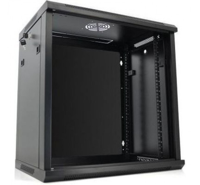 Шафа настінна Merlion 12U 19" 600*450*634 (Ш*Г*В)мм, black (Ml3-6412)