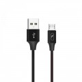 SkyDolphin Кабель SkyDolphin S55V Neylon USB - micro USB (M/M), 1 м, Black (SDUSB-000438)