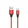 SkyDolphin Кабель SkyDolphin S55V Neylon USB - micro USB (M/M), 1 м, Red (SDUSB-000439)