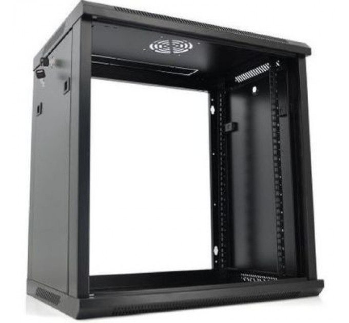Шафа настінна Merlion 12U 19" 600*450*634 (Ш*Г*В)мм, black (Ml3-6412)