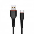 SkyDolphin Кабель SkyDolphin S54T Soft USB - USB Type-C (M/M), 1 м, Black (SDUSB-000430)