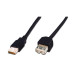 Digitus Дата кабель USB 2.0 AM/AF 3.0m Digitus (AK-300200-030-S)