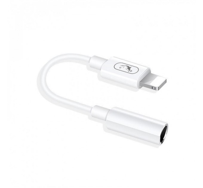 Перехідник SkyDolphin AU02 Lightning - 3.5 мм (M/F) White (SDADPT-00017)