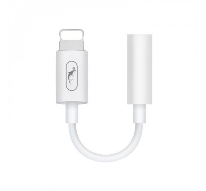 Перехідник SkyDolphin AU02 Lightning - 3.5 мм (M/F) White (SDADPT-00017)