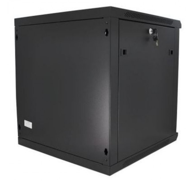 Шафа настінна Merlion 12U 19" 600*600*634 (Ш*Г*В)мм, black (Ml3-6612)