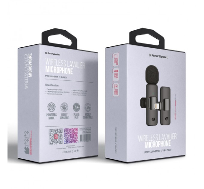 Armorstandart Мікрофон Armorstandart ASM1 для iPhone Black (ARM80099)