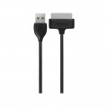 Remax Кабель Remax RC-006i4 Light iPhone 4/4s USB - 30-pin, 1м Black (2001001750114)