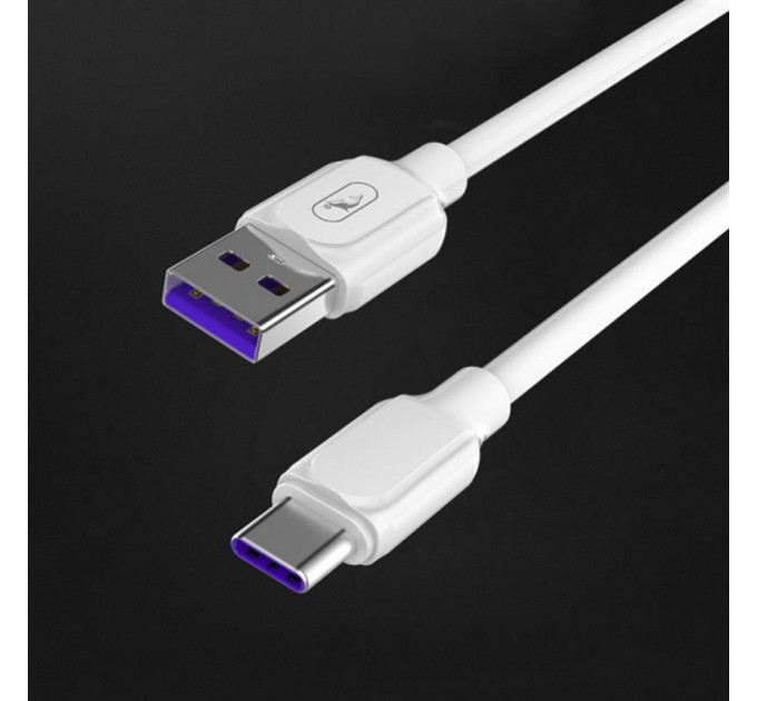 SkyDolphin Кабель SkyDolphin S56T Super Fast TPE USB - USB Type-C (M/M), 1 м, White (SDUSB-000572)