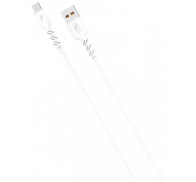 SkyDolphin Кабель SkyDolphin S07V TPE High Elastic Line USB - micro USB (M/M), 1 м, White (SDUSB-000597)