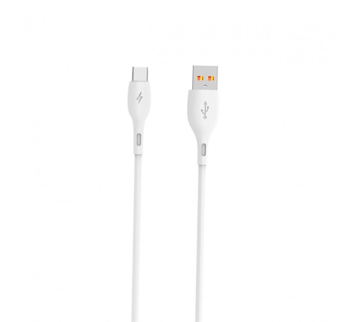 SkyDolphin Кабель SkyDolphin S22T Soft Silicone USB - USB Type-C (M/M), 1 м, White (SDUSB-000602)