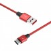 SkyDolphin Кабель SkyDolphin S55T Neylon USB - USB Type-C (M/M), 1 м, Red (SDUSB-000437)