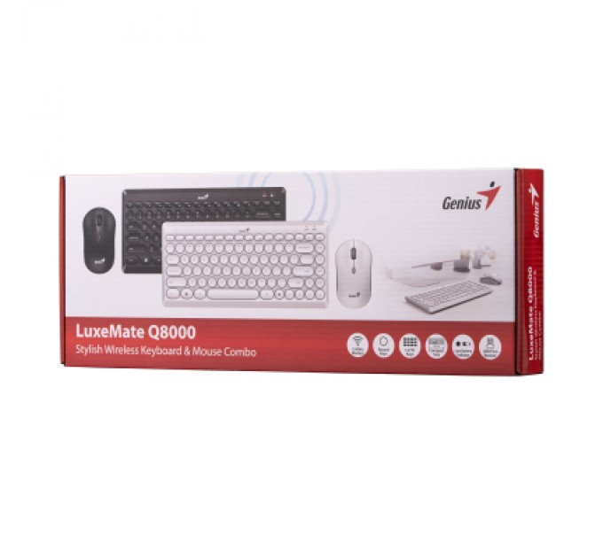 Genius Комплект Genius LuxeMate Q-8000 Wireless UA Black (31340013414)