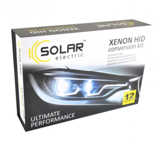 Автолампа SOLAR H7 6000K,85V,35W PX26d +Ballast (4760)