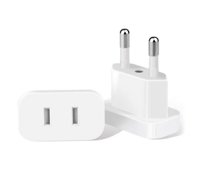 Noname Перехідник вилка Тип А (CN) - Євровилка (EU) White (2000985304696)