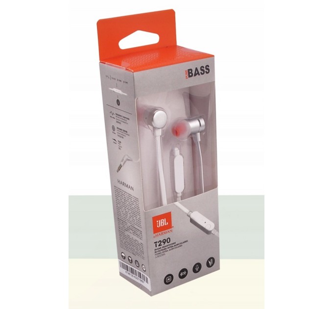 JBL Гарнiтура JBL T290 Silver (JBLT290SIL)